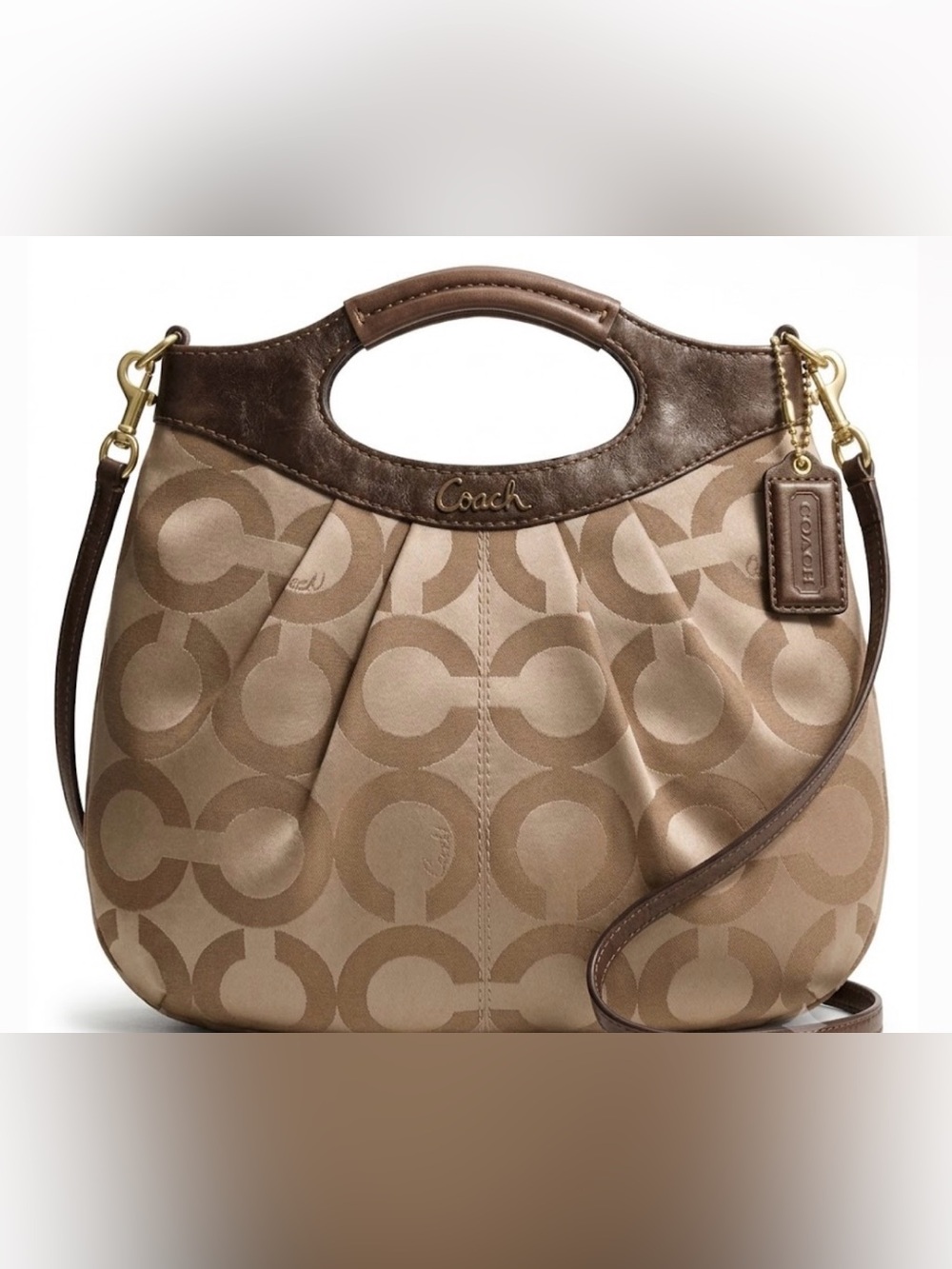 Coach Crossbody Bag in Coach Signature  EUC